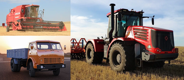 Грузовая и сельскохозяйственная техника, на которой используется комплект воздушных фильтров NF4540 и NF45401 Грузовая и сельскохозяйственная техника, на которой используется комплект воздушных фильтров NF4540 и NF45401