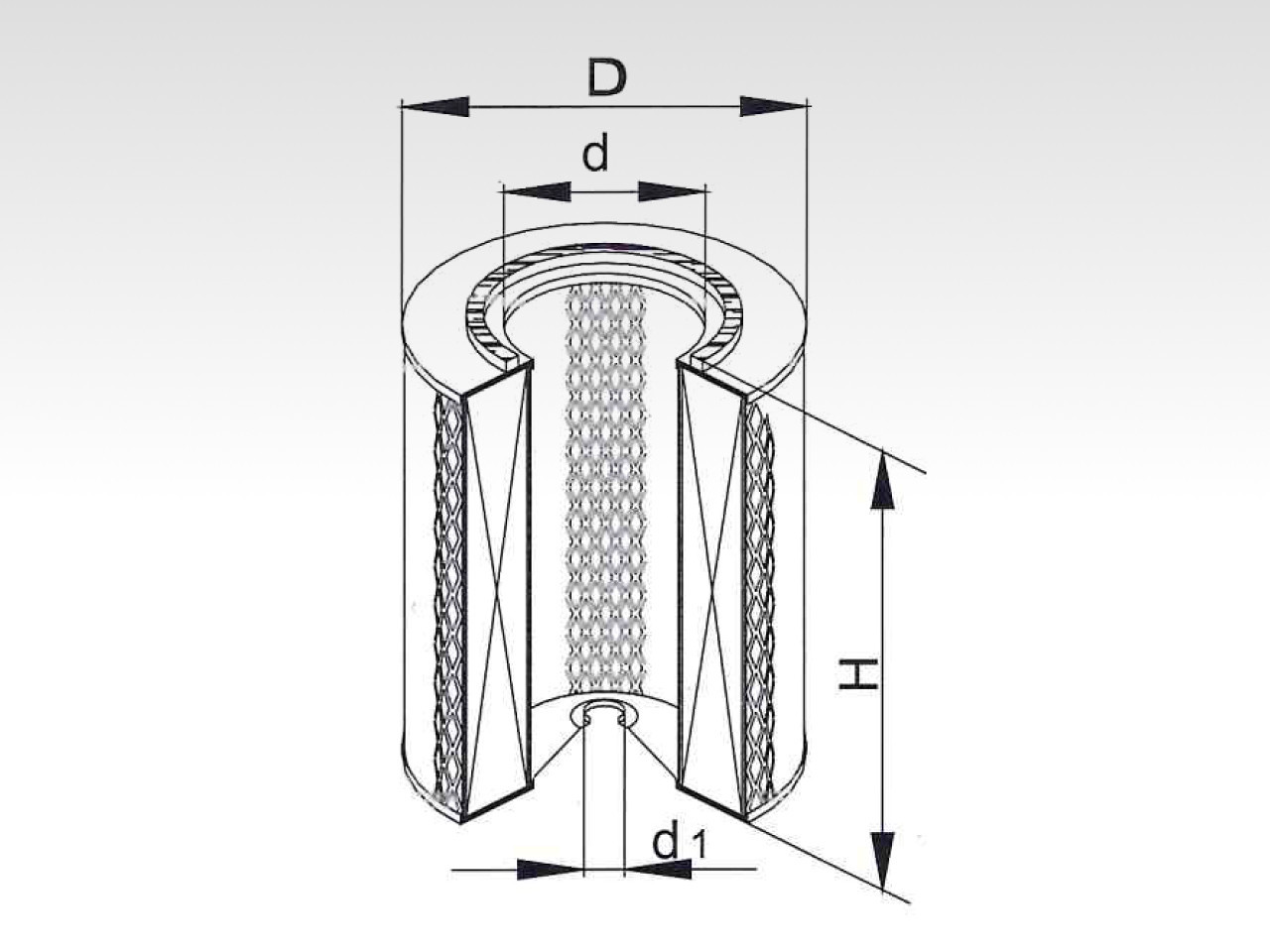 Воздушный фильтр фильтр NEVSKY FILTER NF46121
